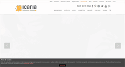 Desktop Screenshot of icaria.es
