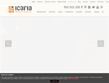 Tablet Screenshot of icaria.es